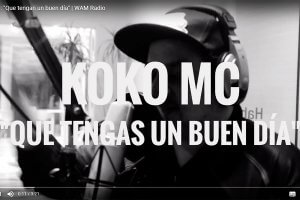 KOKO MC LES DESEA “QUE TENGAN UN BUEN DÍA”