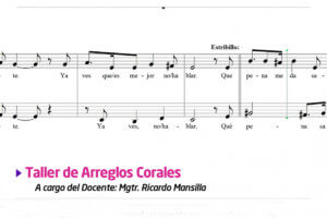 RICARDO MANSILLA BRINDARÁ UN TALLER SOBRE ARREGLOS CORALES