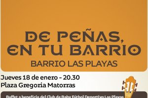 “DE PEÑAS EN TU BARRIO” LLEGA A LAS PLAYAS