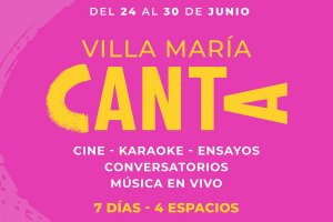 VILLA MARÍA CANTA: EVENTO POR EL DÍA DEL CANTOR
